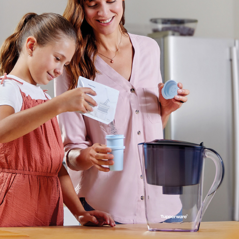 Tupperware Granules for refilling the Pure & Serve water filter jug in a practical set of 3 with a price advantage