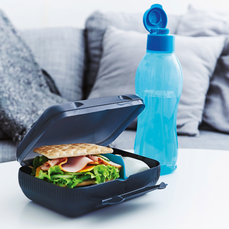 Tupperware Eco+ Lunch Box Navy Blue - ezmarketim
