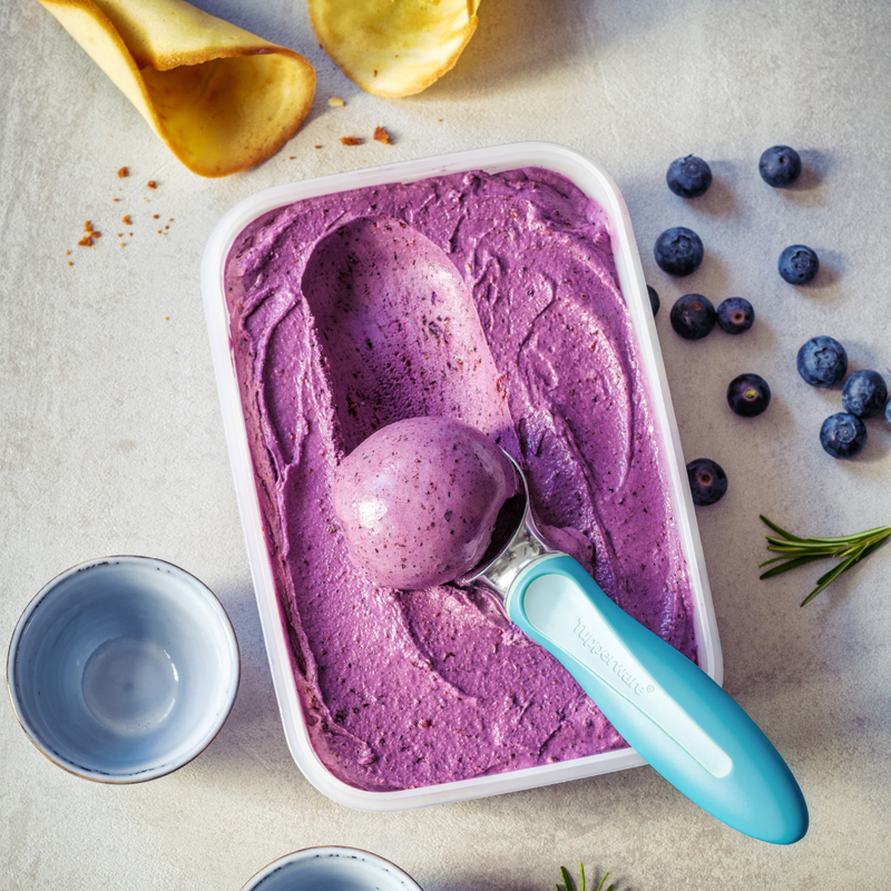 Tupperware Ice Cream Scoop - filled with zinc (not antifreeze like some  scoops!) to naturally soften your …