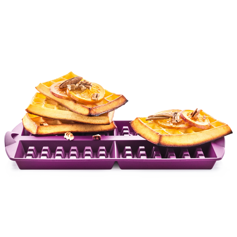 Tupperware Bake low-fat waffles thanks to the silicone mould - ezmarketim