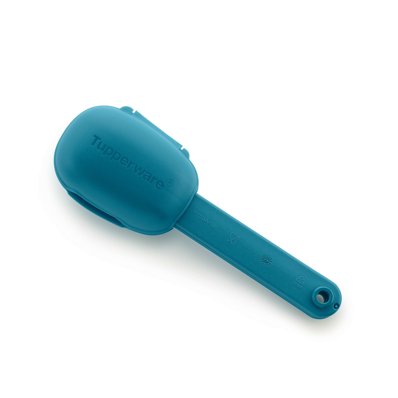 TUPPERWARE To Go Picnic Cutlery Set Turquoise Knife + Fork + Spoon + Box + Funnel - ezmarketim
