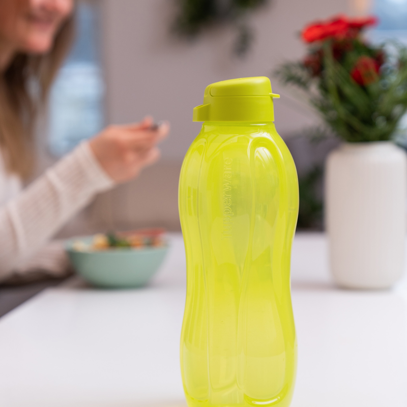 Tupperware Eco+ Bottle Drinker 1.5 lt Easy Cap Yellow
